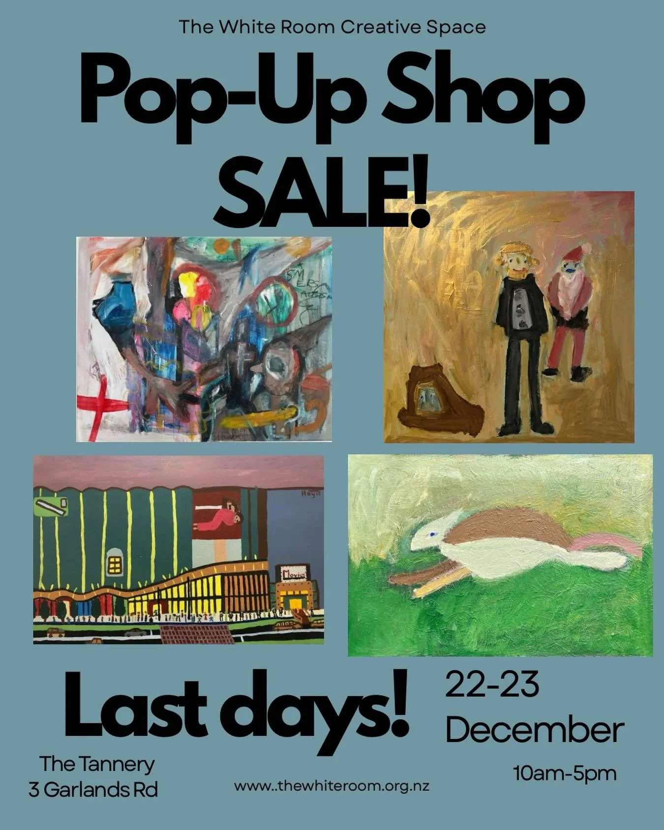 Today and tomorrow are our last days at The Tannery for 2025! We still have some fantastic original artwork available with 10-40% off the entire collection for the final days so come on in and collect something special. 

Thank you all for the incred