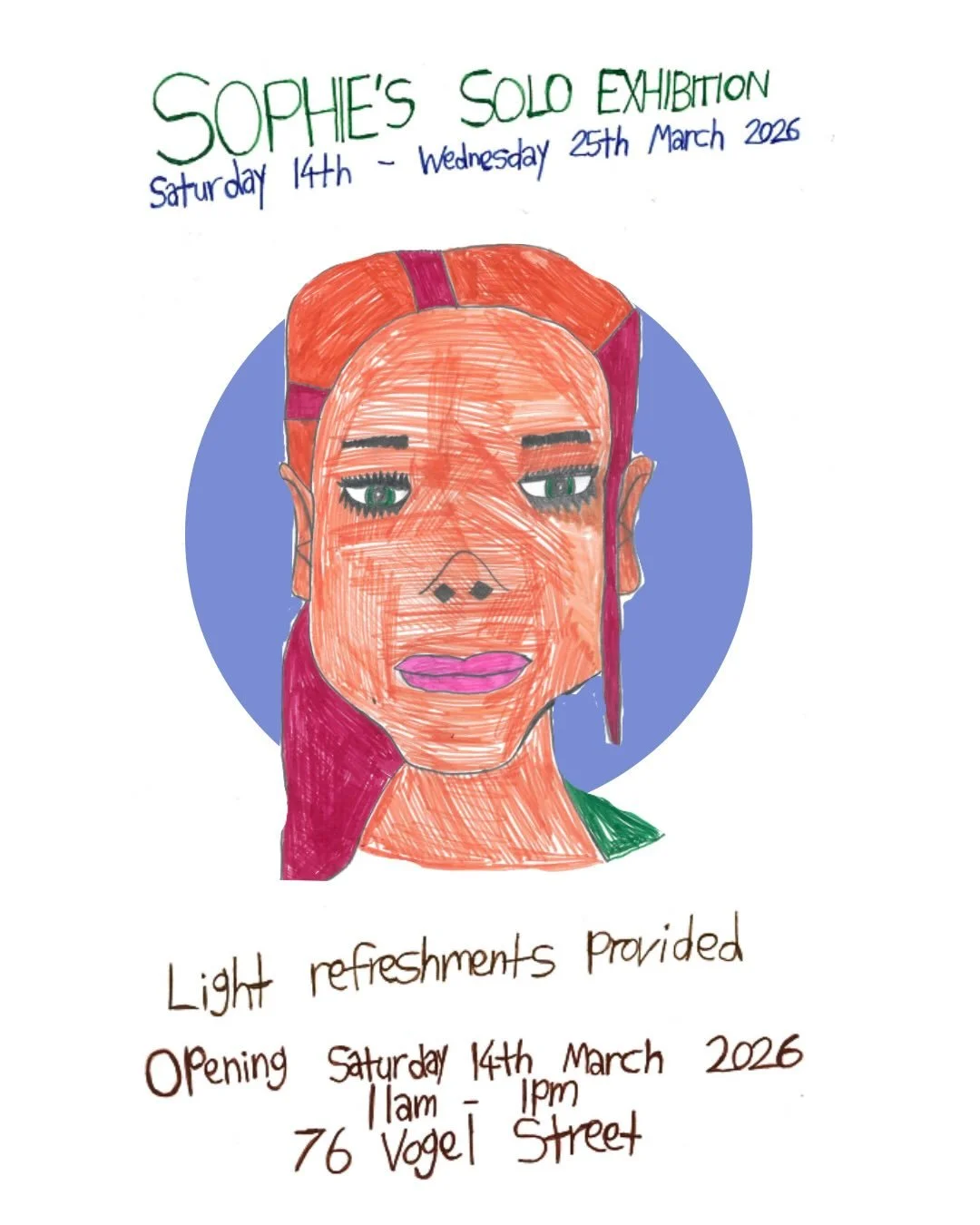 Join us to celebrate the opening of Sophi Sol&rsquo;s debut solo exhibition at The Shed Gallery.

Sophi will present a striking collection of portraits that highlight her distinct drawing style. Working predominately with bold pen lines Sophi capture