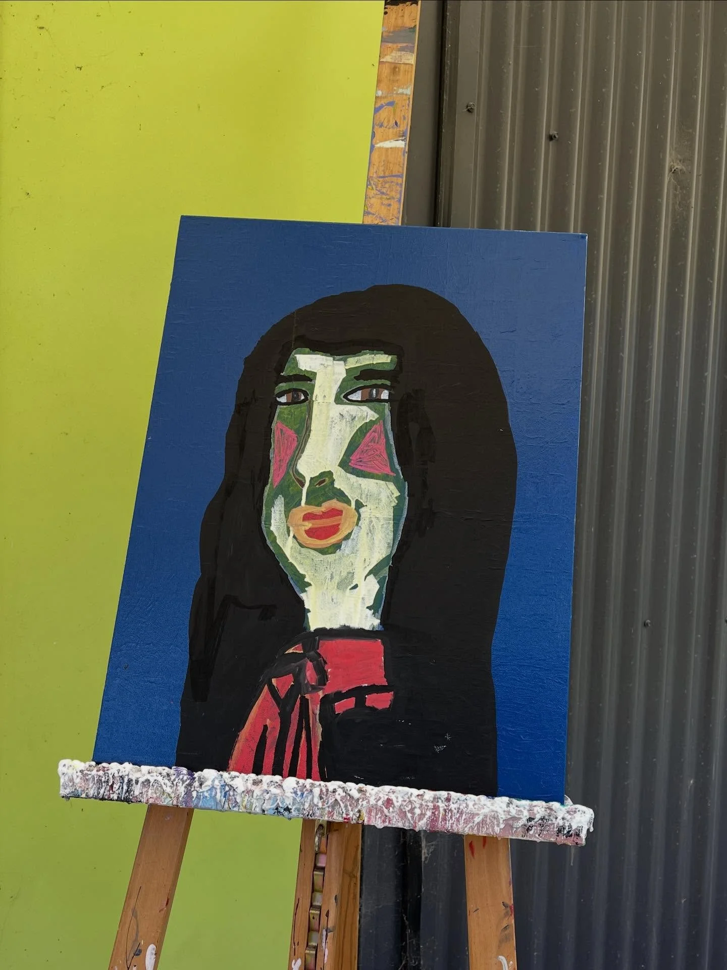 Works on canvas Sophi has created for her solo exhibition opening next Saturday. Sophi is a prolific artist who works primarily on paper and has recently started exploring textile and canvas. We can&rsquo;t wait to see the full body of work come toge