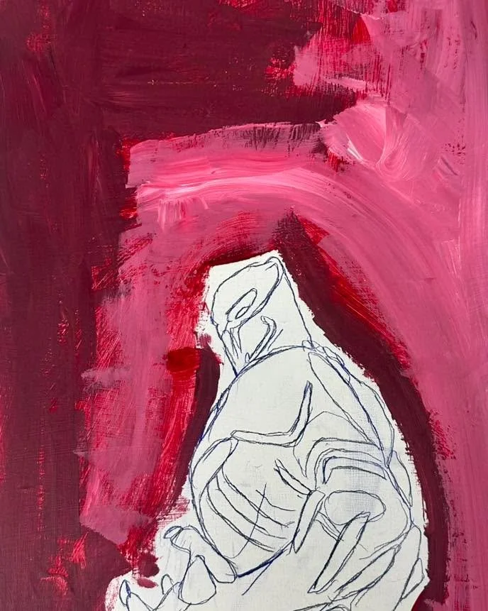 Jordan is working on his latest canvas&lsquo;Black Panther&rsquo;