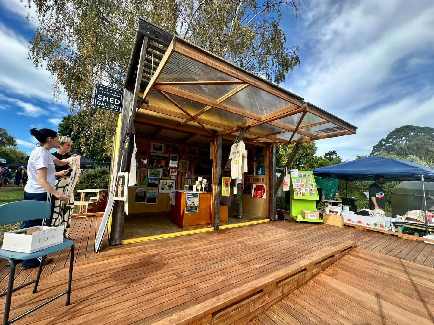 Come and enjoy the sunshine, Nature exhibition at the Shed Gallery and Richmond Community Garden gala.