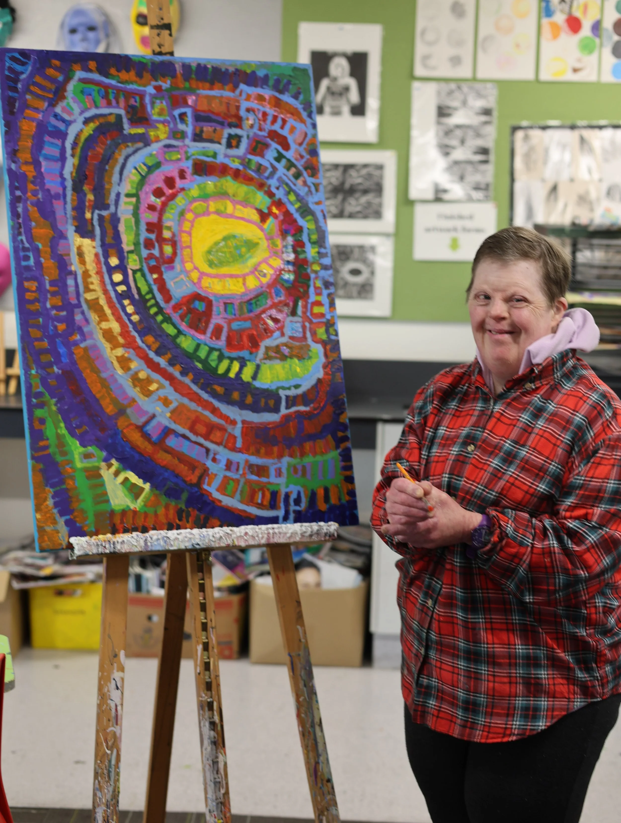 A huge thank you to ADL Timaru for selecting Virginia&rsquo;s artwork to brighten up their youth mental health clinic.
We can&rsquo;t wait to see Virginia&rsquo;s work become part of another community space and bring colour, creativity and joy to the