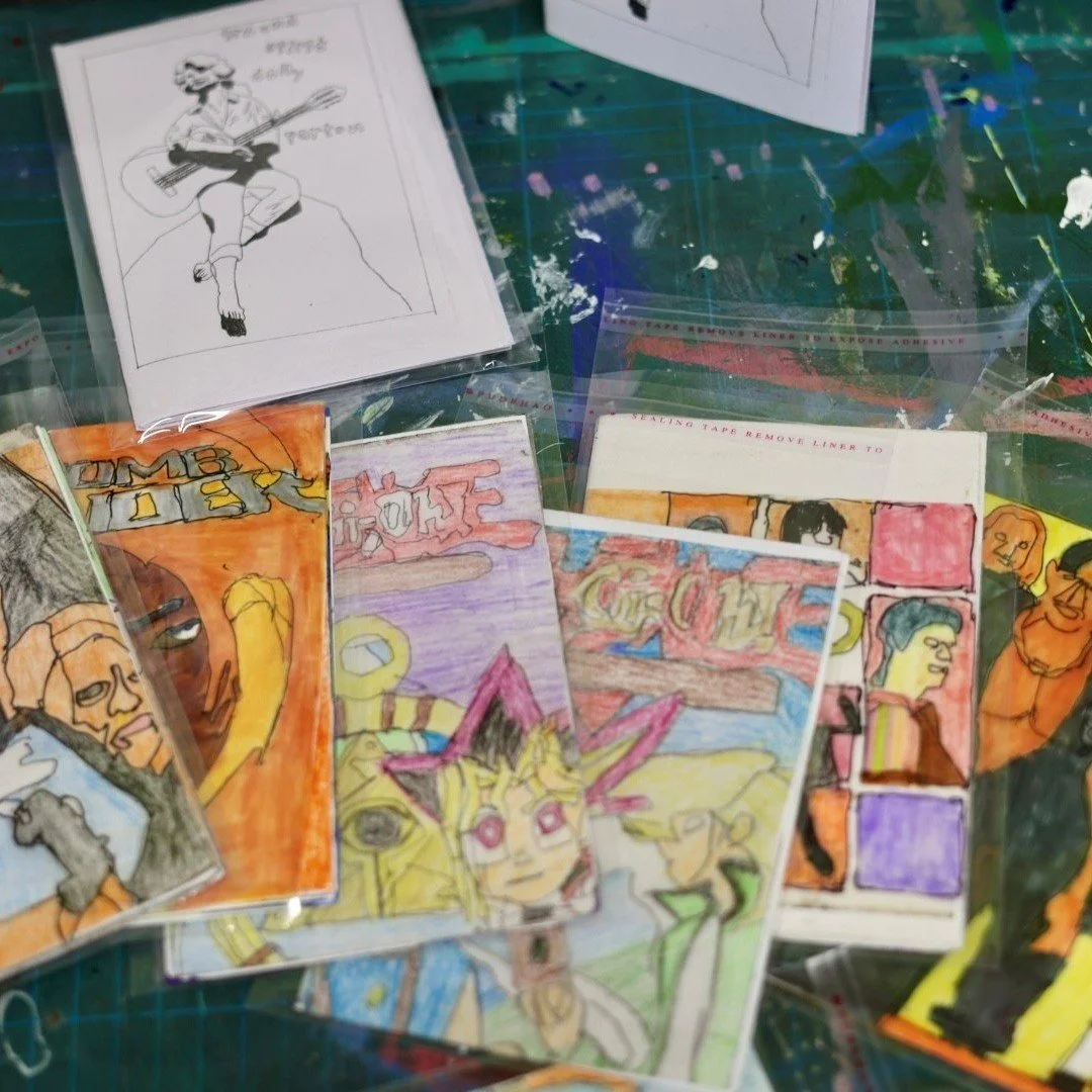 We are having a bit of a zine day in The White Room today as we get ready for next weekend's @otautahi_zinefest So, if you want a zine on Dolly Parton, Star Wars, Yu-Gi-Oh!, Dua Lipa and many other things come and visit us at the Zinefest which is a 
