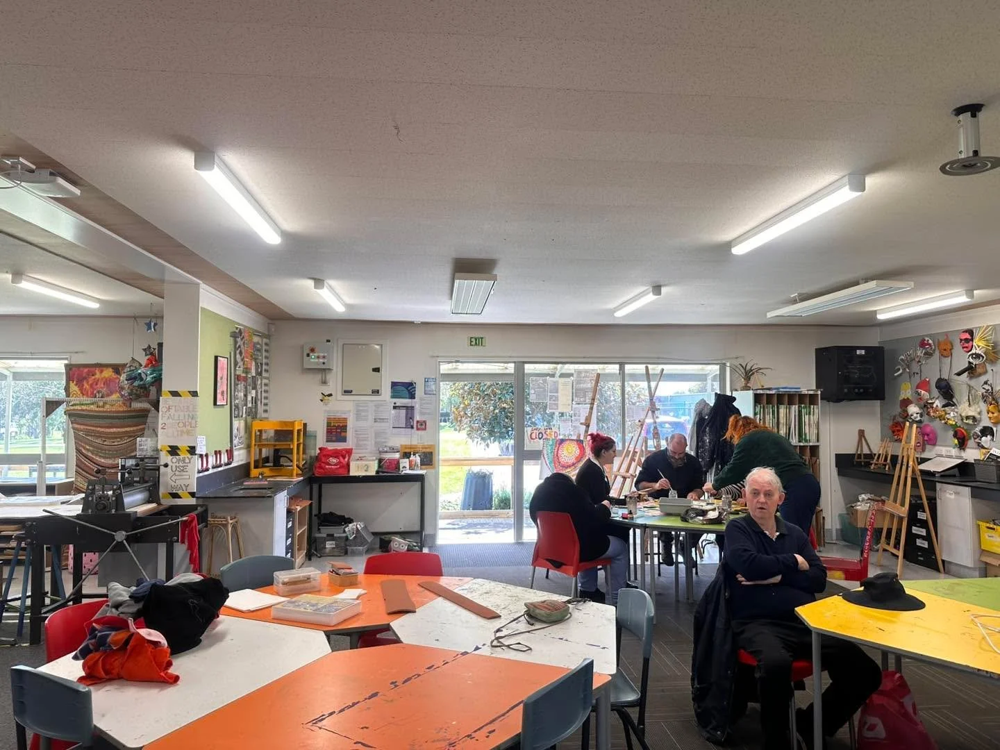 Adult Learner&rsquo;s Week Open Day now on at The White Room. Zine making, collage, colouring, you name it we&rsquo;re doing it 
 aceaotearoa