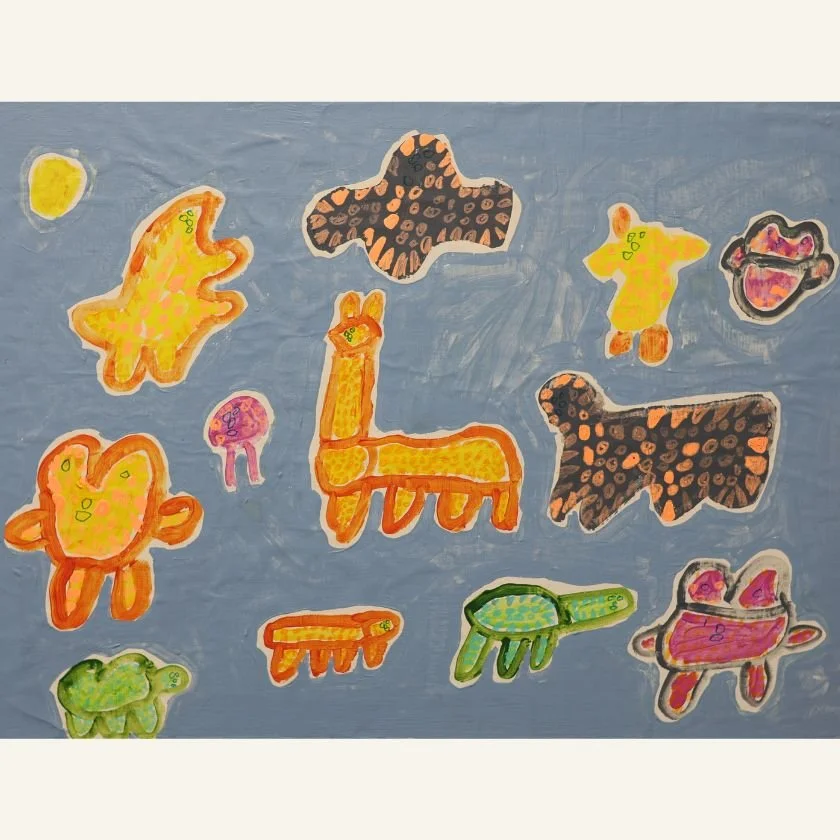 Animals in Blue by Sameer Gordon