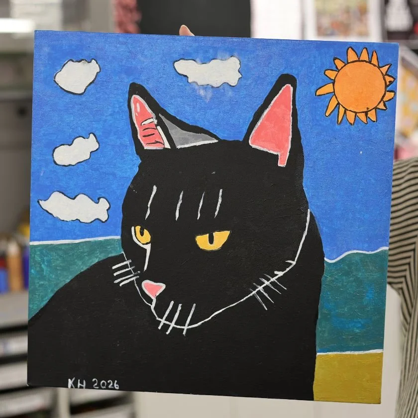 Luna Cat by Kayla Hood