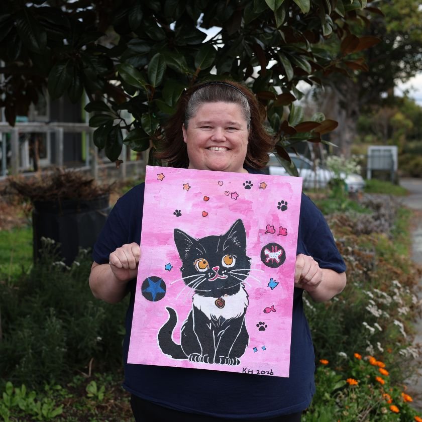 Dreamy Cat by Kayla Hood