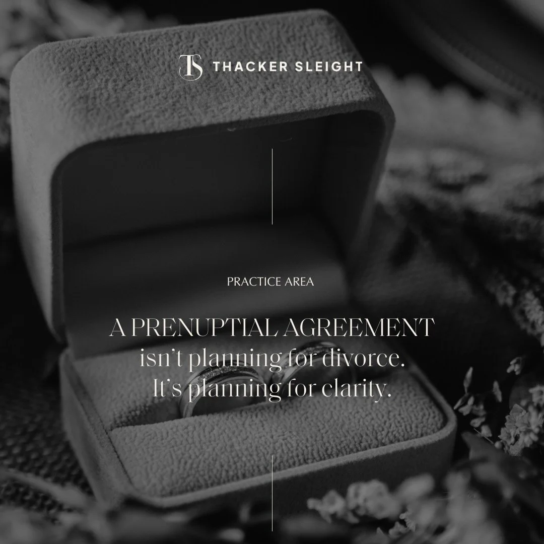A prenuptial agreement is not about expecting divorce.
It is about creating clarity.
If you have significant assets, a business, or children from a previous relationship, a prenup can help protect everyone involved.
The best time to talk is when ever