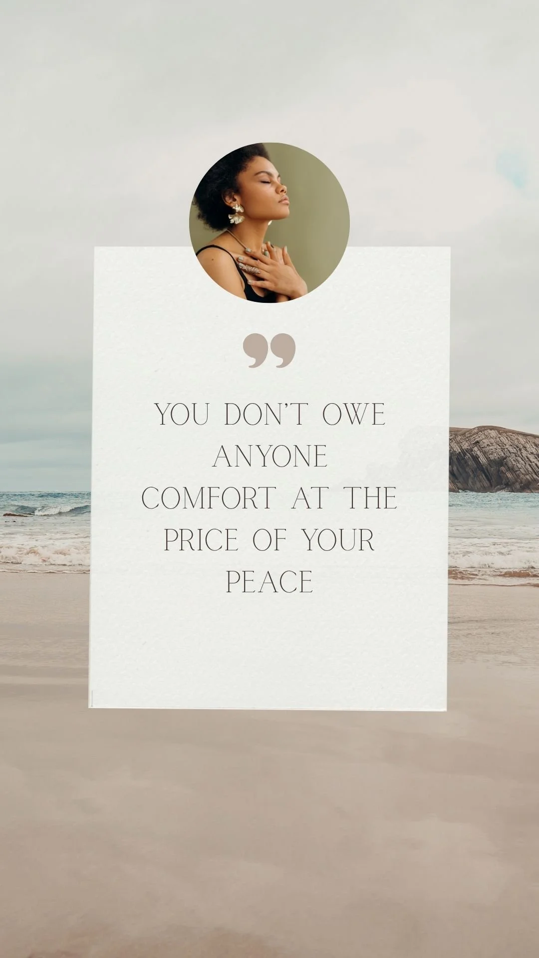 You Don’t Owe Anyone Comfort at the Price of Your Peace