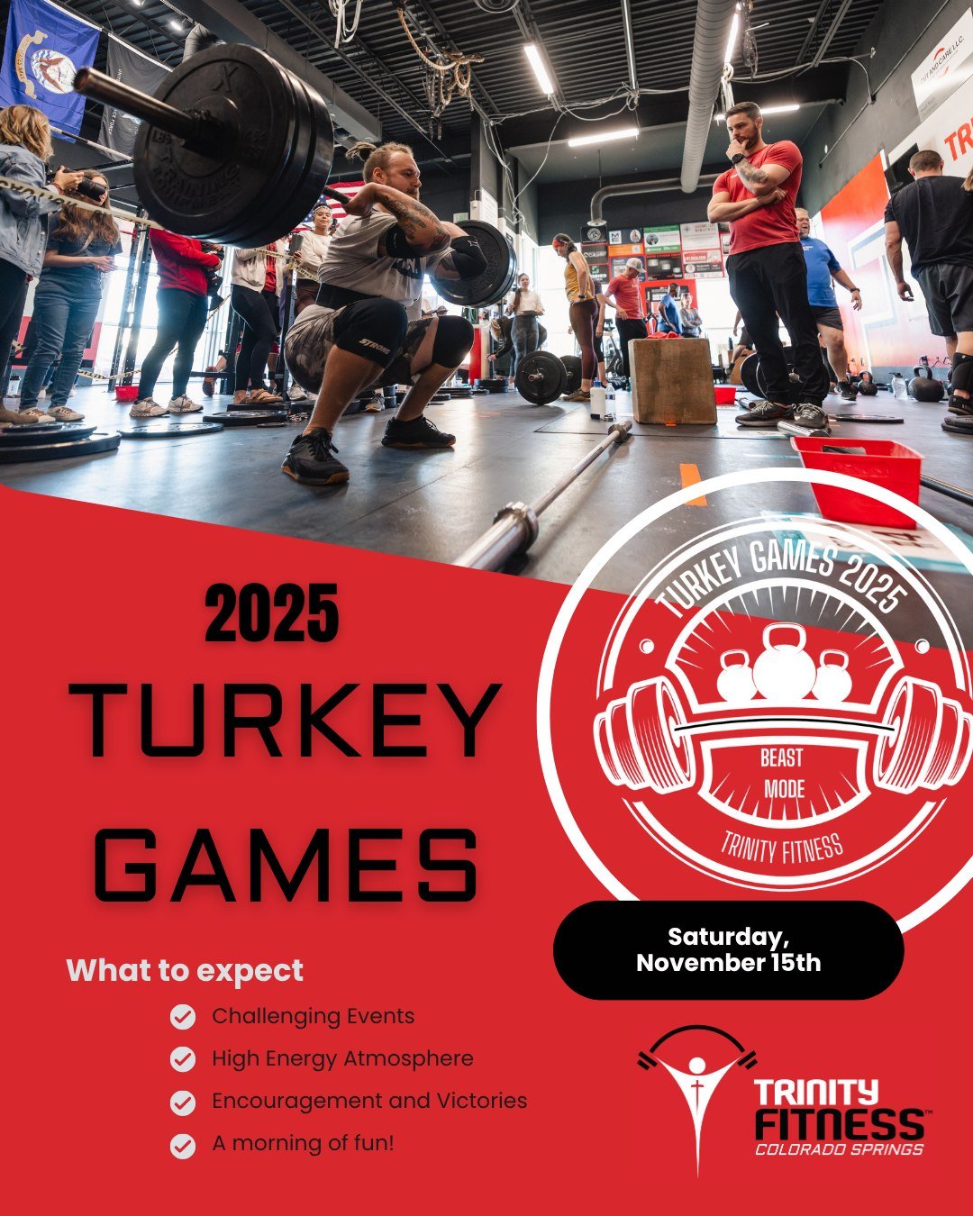 The Turkey Games are in one week! Will you be competing or cheering our warriors on? Either way, we are excited you'll be joining us!