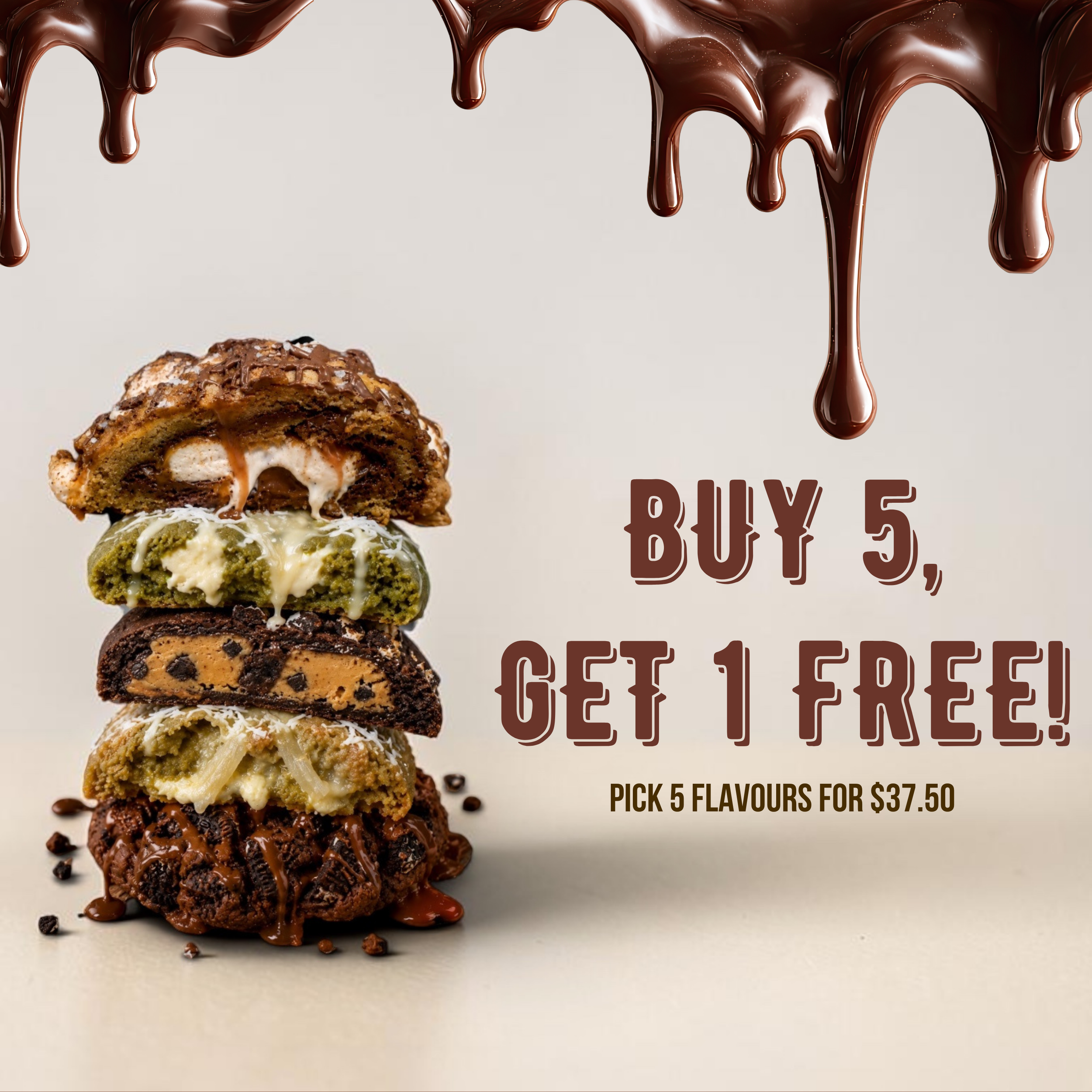 BUY 5, GET 1 FREE!