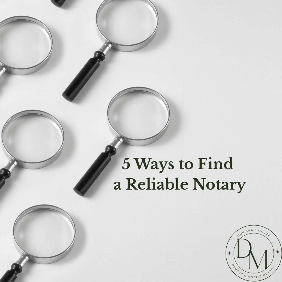 Top 5 Ways to Find a Reliable Notary Near You