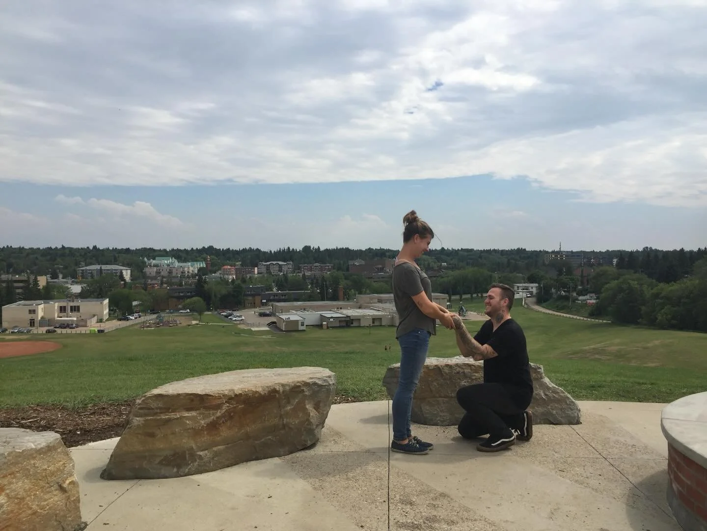 Proposal Story Part 2

So I like to be spoiled, and also very clear about my expectations.  It was our one year anniversary of owning our house, and I had told Tony that I expected him to plan something. I meant like buy a bottle of wine and oysters.