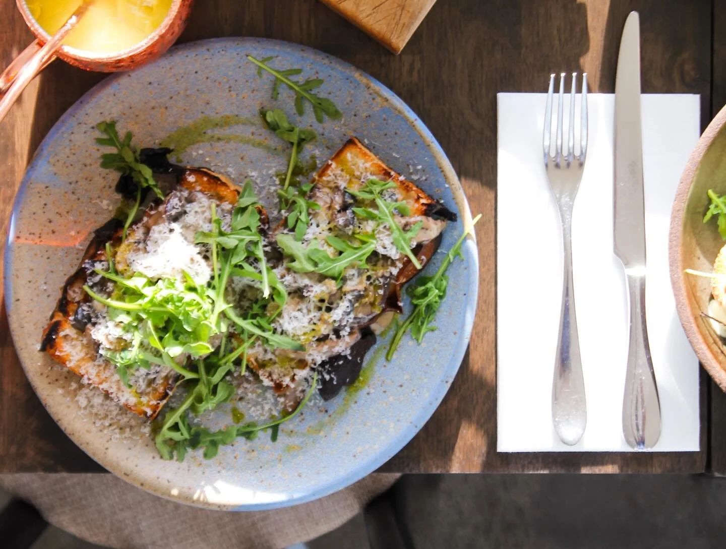 I haven&rsquo;t posted a picture of our food in a couple of posts so I thought I should throw some temptation out there for you.

Here is a drool worthy snap of our Mushroom toast made on our house made sourdough focaccia and @thegoodmushrooms mushro