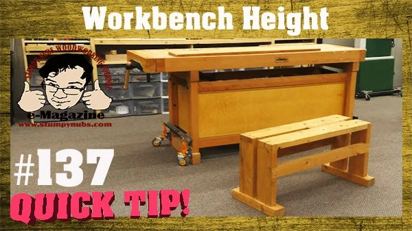 HOW TO CALCULATE THE PERFECT WORKBENCH HEIGHT