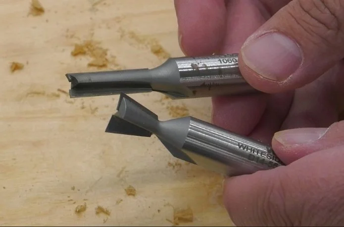 straight bit and dovetail bit