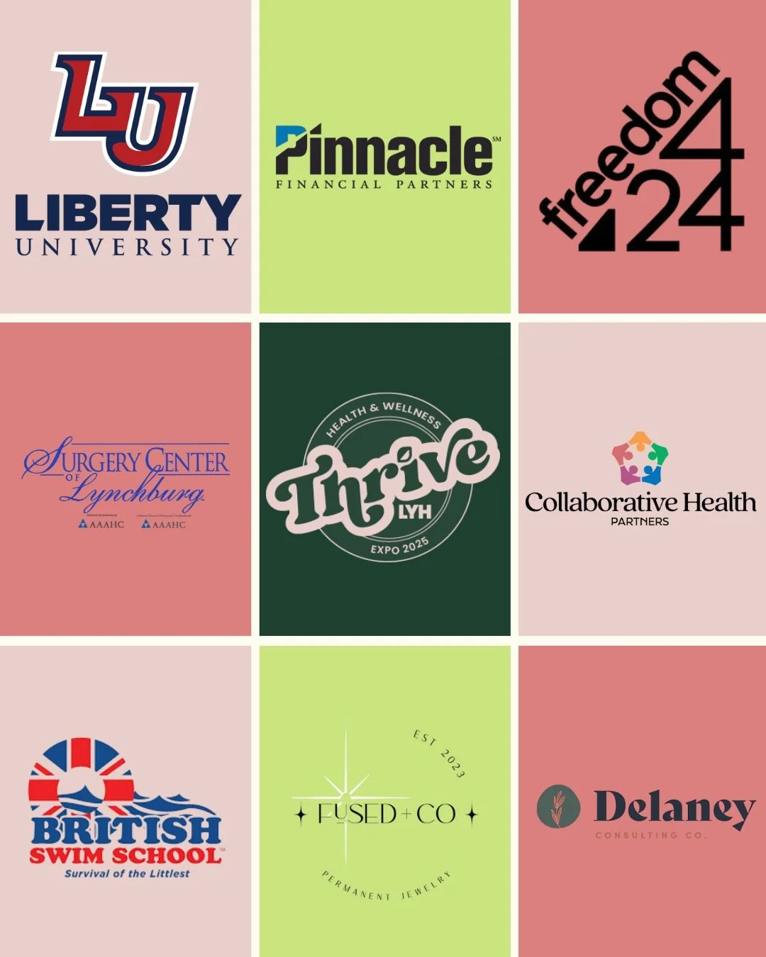 We are so beyond thankful for our sponsors! This event means so much to us + we are honored to share it with our community. This would not be possible without the help and support of our sponsors. The BIGGEST thank! you! From the Thrive LYH Team 🫶🏼