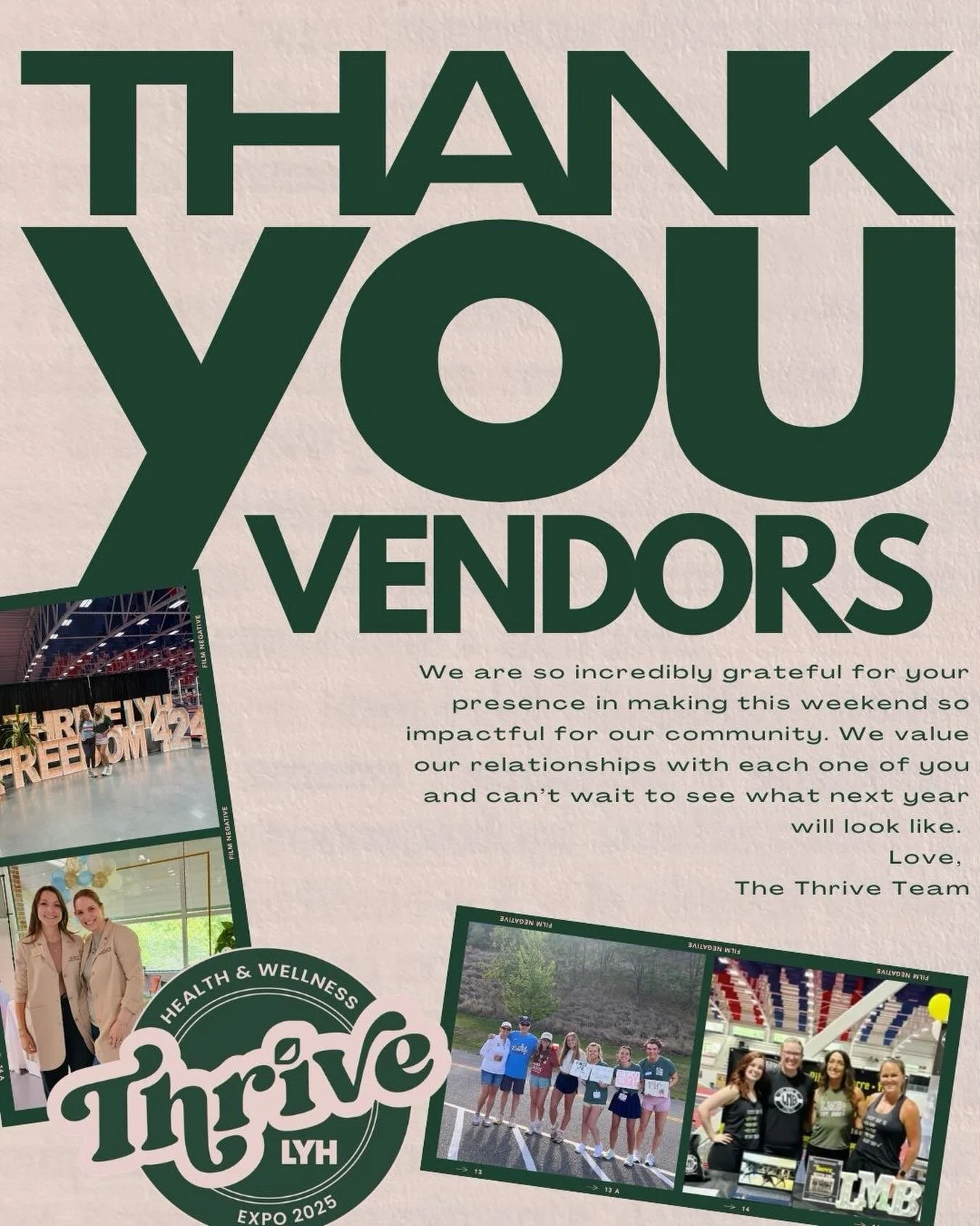 ✨WE LOVE OUR VENDORS! ✨

🙏🏻🙏🏻Thrive LYH only exists because of the incredible resources that are available within the Lynchburg community. We are so grateful for these business owners and health hackers who bring us the latest in health and welln