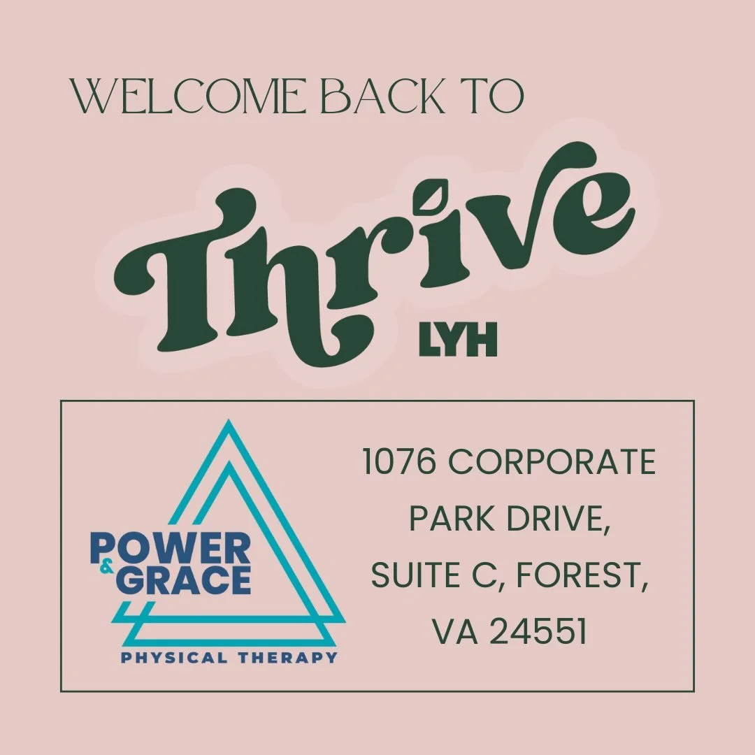 Welcome to Thrive LYH 2027 @powerandgracept !

Dr. Courtney Bumgarner, founder of Power &amp; Grace Physical Therapy, is a health-facing Doctor of Physical Therapy and has been practicing in Lynchburg VA since 2011. Courtney takes a holistic and inte