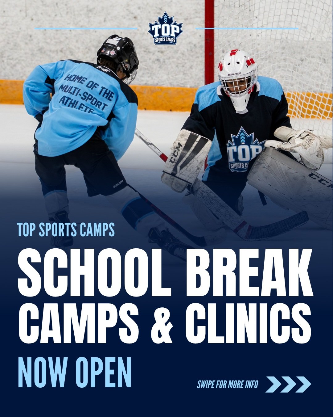🚨 Our School Break Camps &amp; Clinics Are Here! From PA Days and Passover to Winter Break and March Break, we've got something to keep your kids busy while school's out!

⭐ Camps &amp; Clinics Available For Ages 4-12

🔹 PA Day Hockey Camps @ Fores