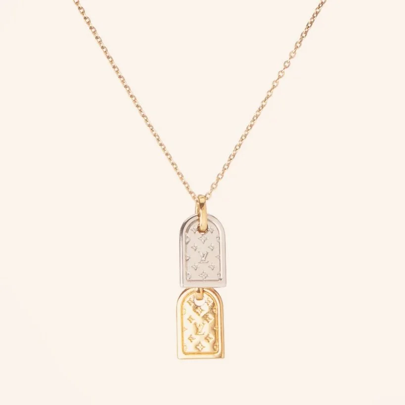 New Arrival: Louis Vuitton Nanogram Tag Necklace 👀