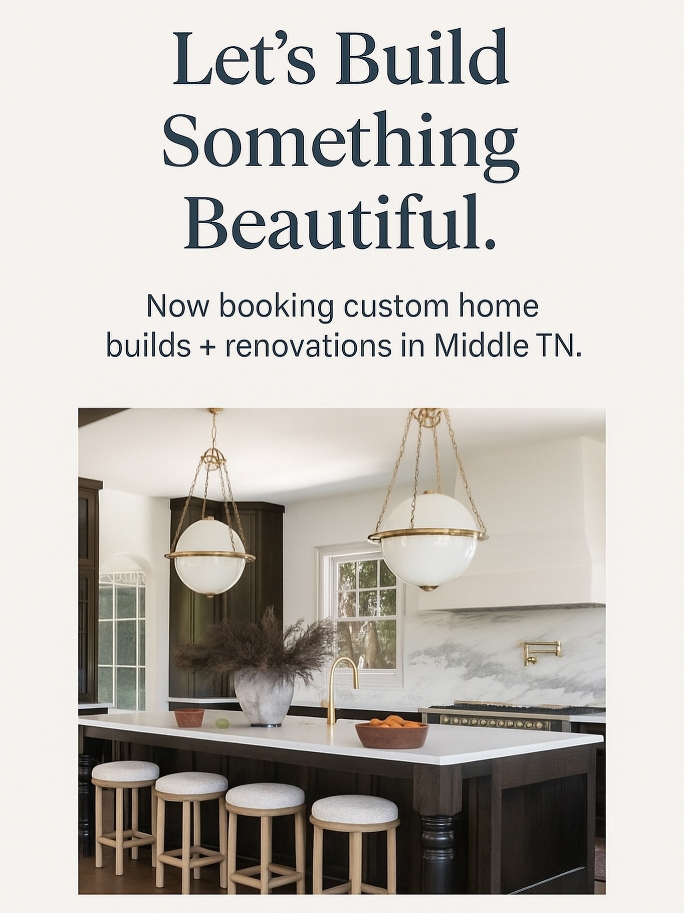Whether you&rsquo;re dreaming of a ground-up new build or finally ready to transform your existing home, we&rsquo;re here to guide the process with integrity, clarity, and craftsmanship that lasts.

~Custom Homes
~Renovations &amp; Additions
~Transpa