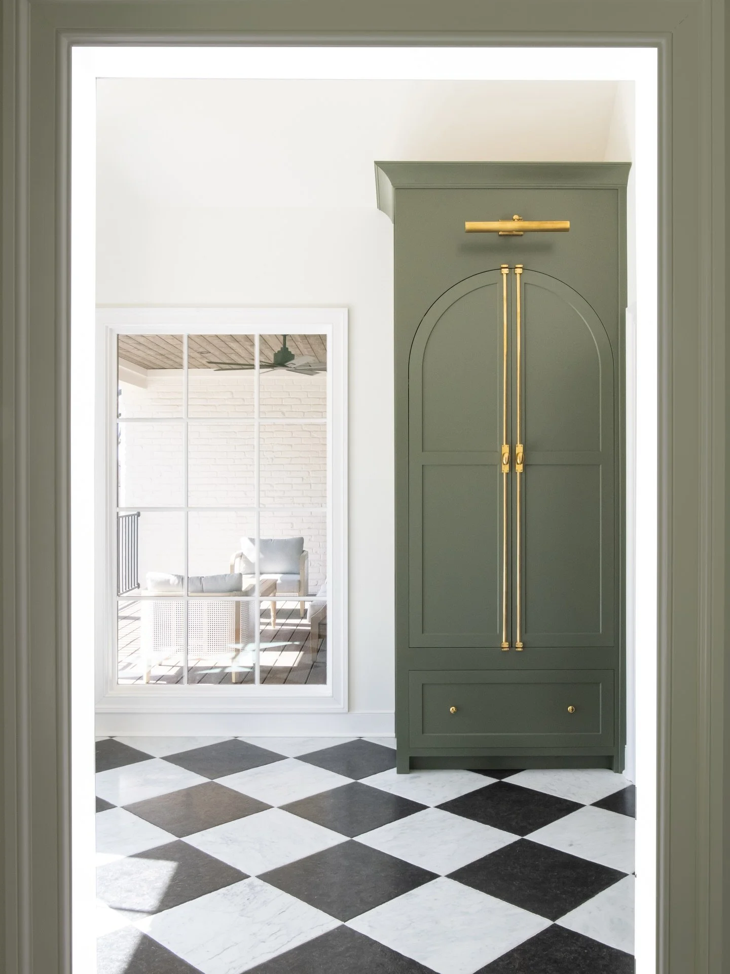 Great homes deserve storage that rises to the occasion.

In this foyer, function meets presence, tailored millwork, thoughtful proportions, and hardware that feels as intentional as the architecture itself.

A coat closet shouldn&rsquo;t disappear in