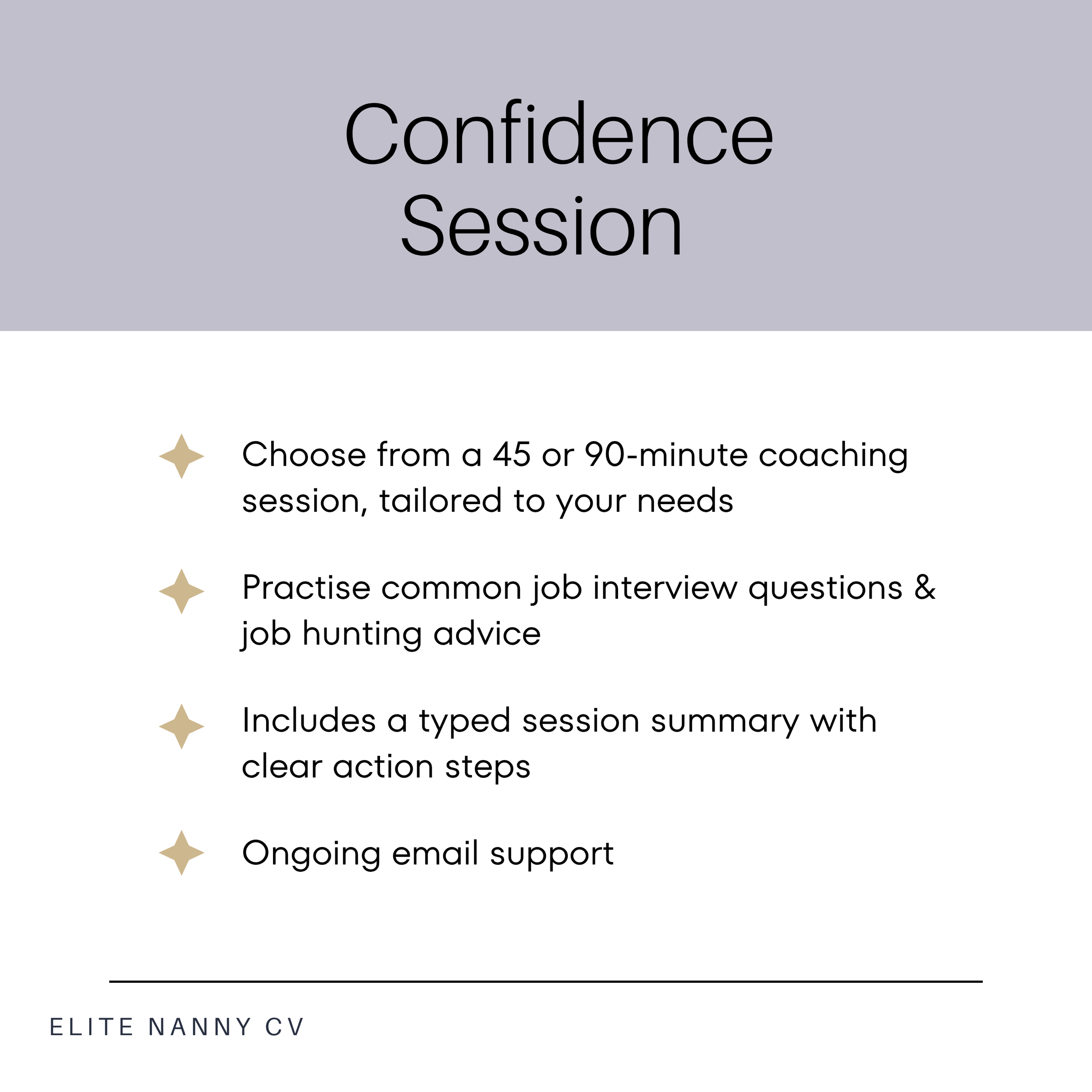 1:1 Nanny Interview Prep & Career Coaching