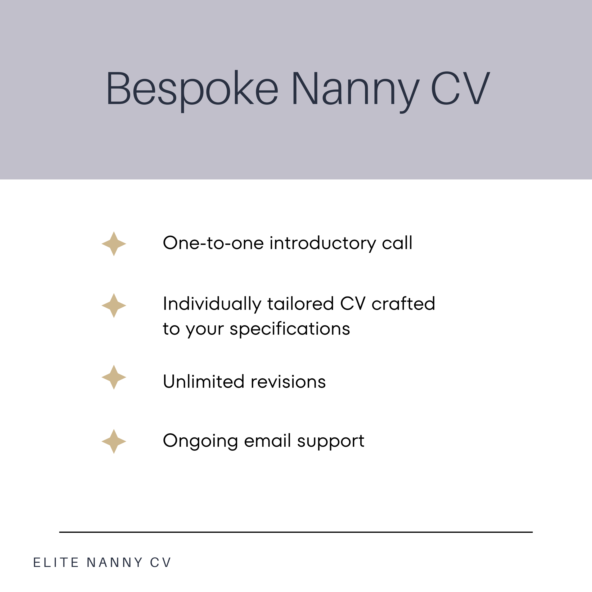 Nanny &  Private Childcare Professionals CV Writing
