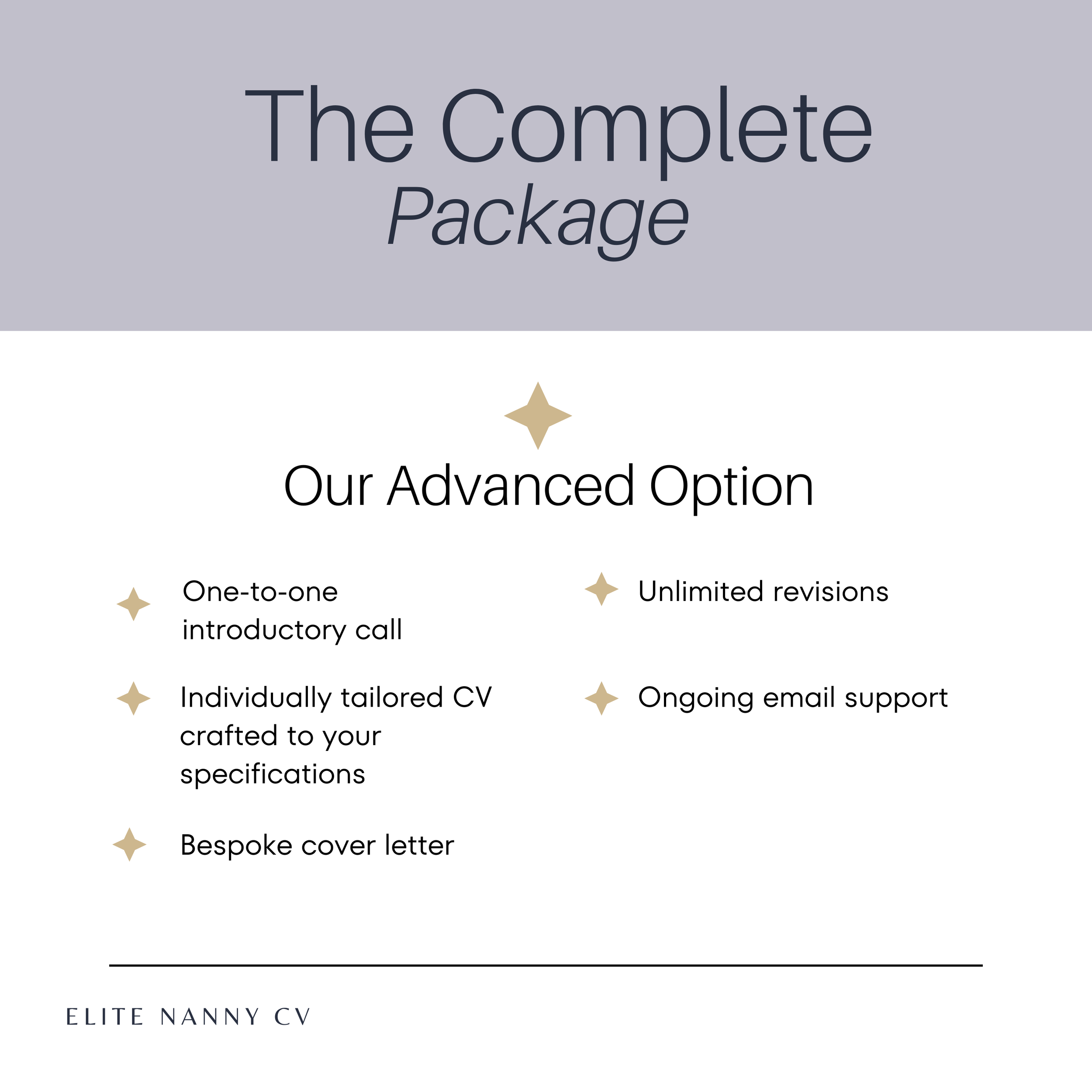 Cover Letter & Professional  Nanny CV Writing