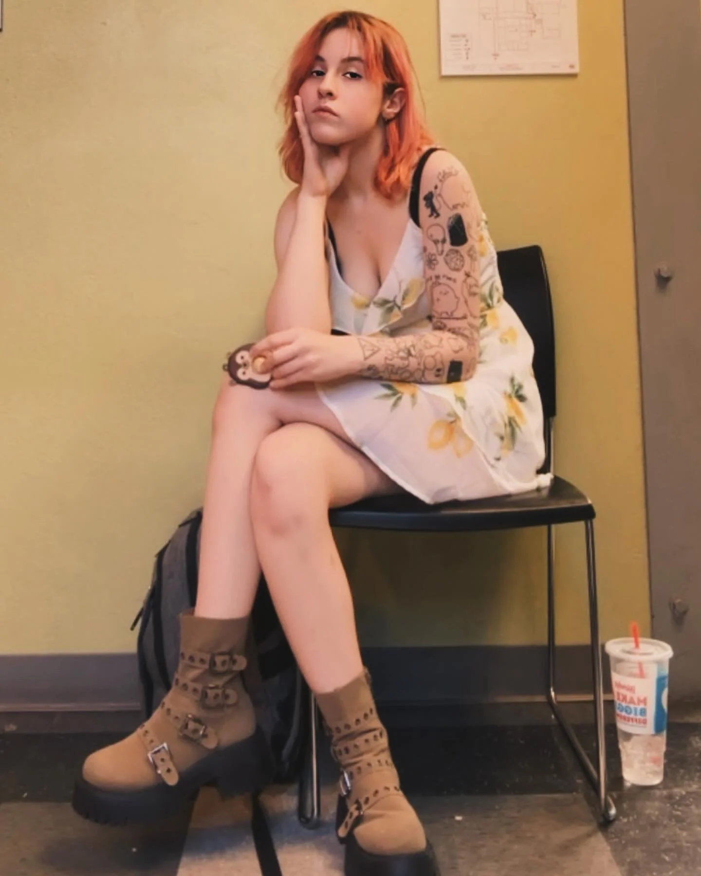 Prolly gonna post about the bookmarks I made for work later tonight. That way you content deprived fools who decide to follow me can see some of my art for once in a blue moon. I hope I'm using that phrase correctly. Btw thank you for the dress @just
