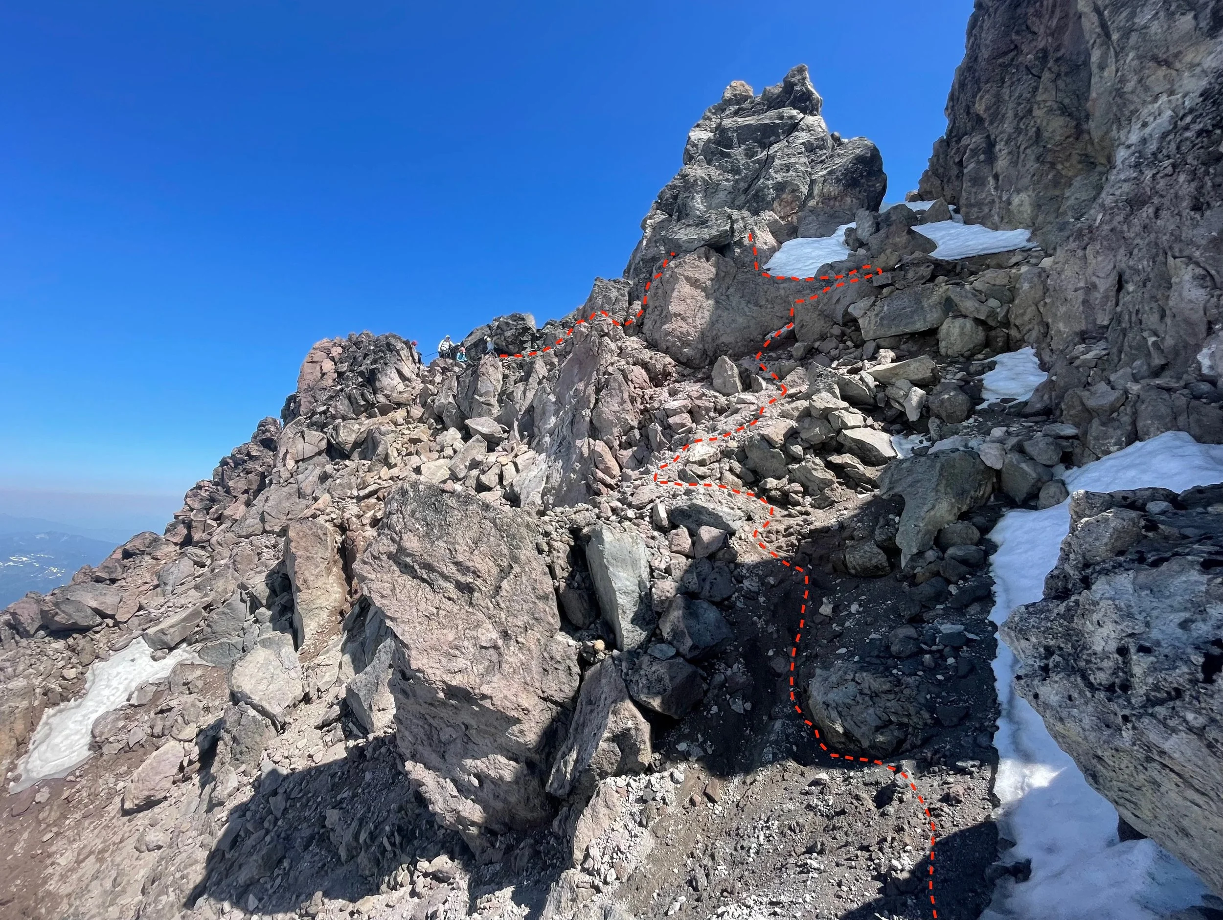   Looking back at the first half of the Rabbit Ears. 3rd class.  