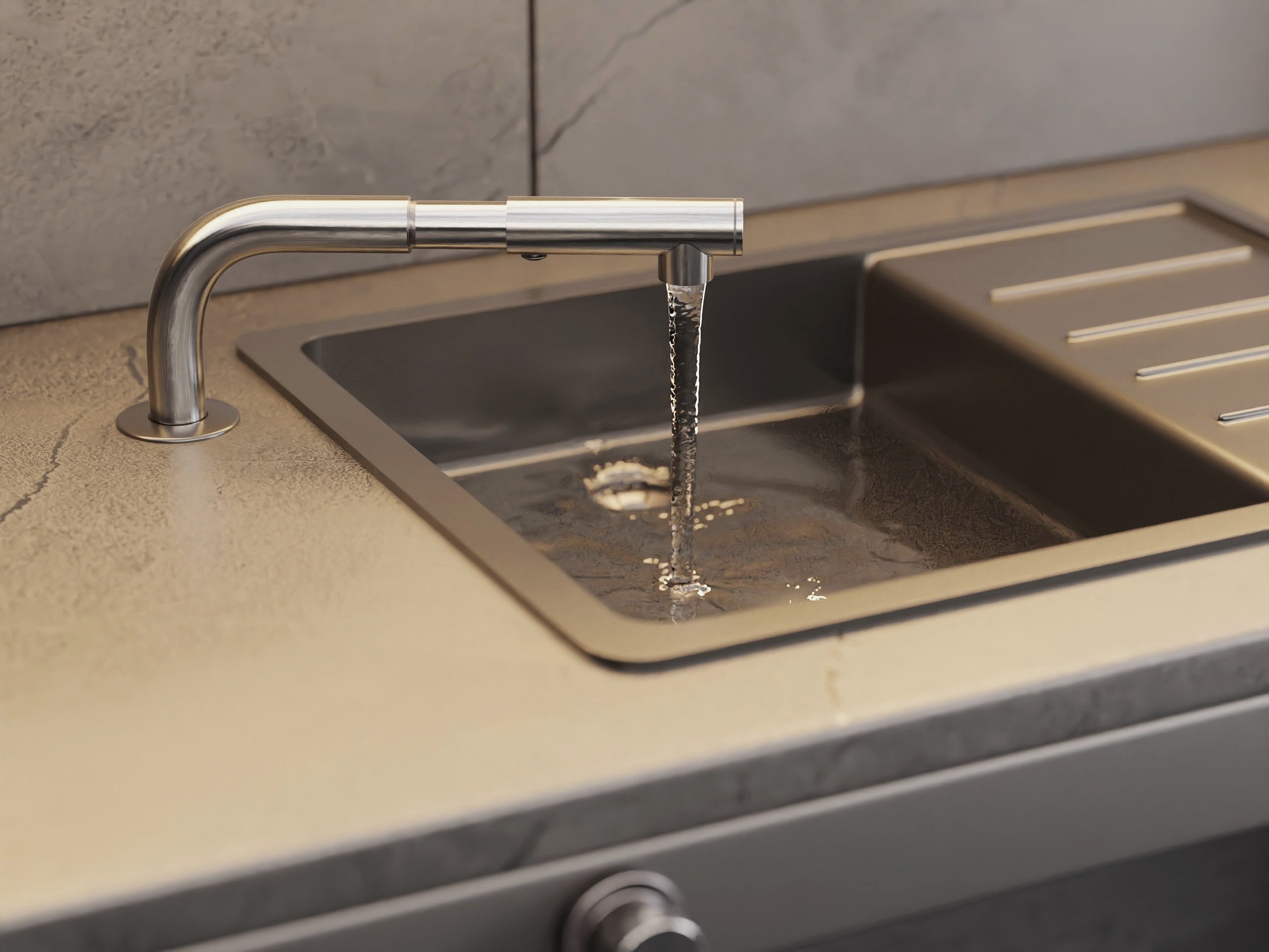 An image of a telescopic tap for the disable people.