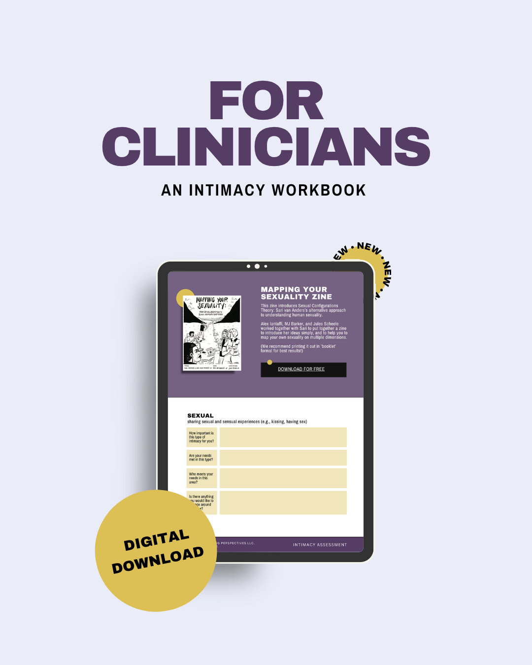 Intimacy Assessment Workbook — Clinician License