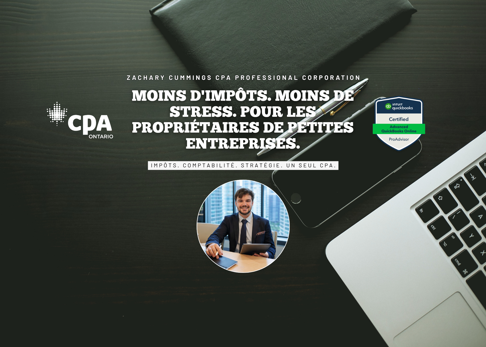 Portrait of Zachary Cummings, founder of AutomateSolutionsPlus, offering AI and accounting solutions to streamline business operations.