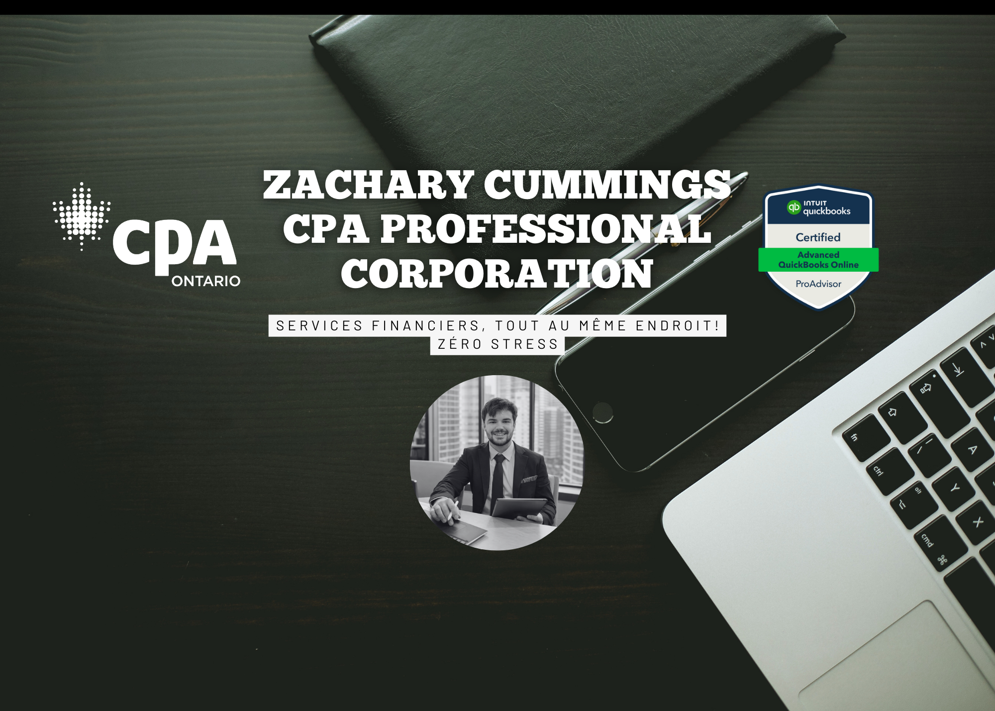 Portrait of Zachary Cummings, founder of AutomateSolutionsPlus, offering AI and accounting solutions to streamline business operations.