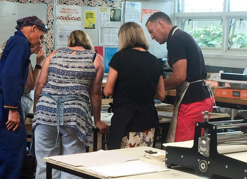 Drypoint & woodblock workshop