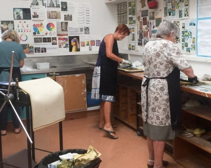 Collagraph workshop