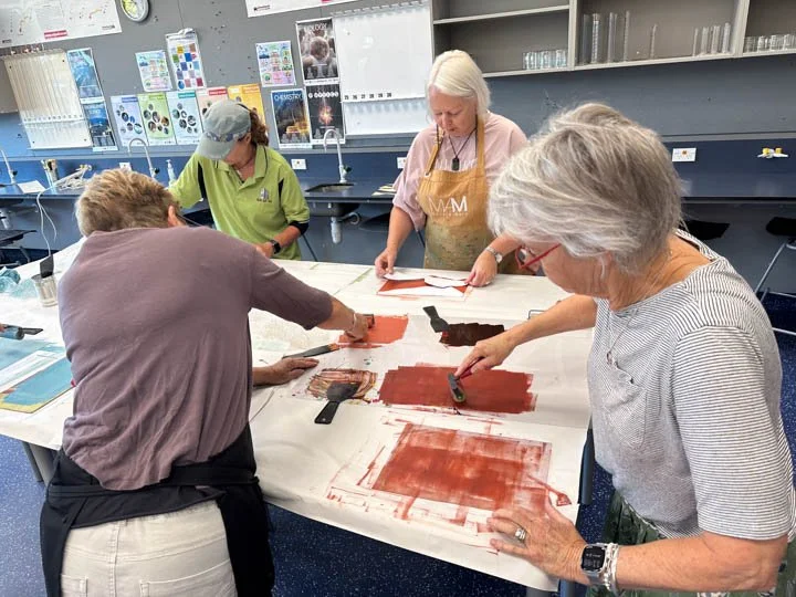 Wax Collagraph workshop