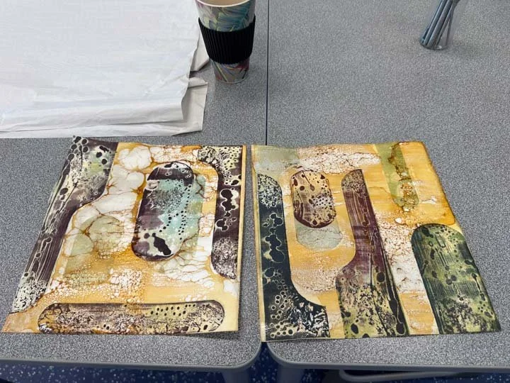 Wax Collagraph workshop