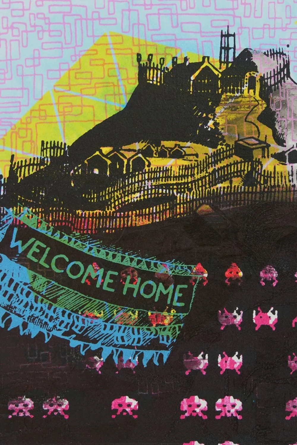 Nicol Sanders-O’Shea - Welcome Home - Screen print
