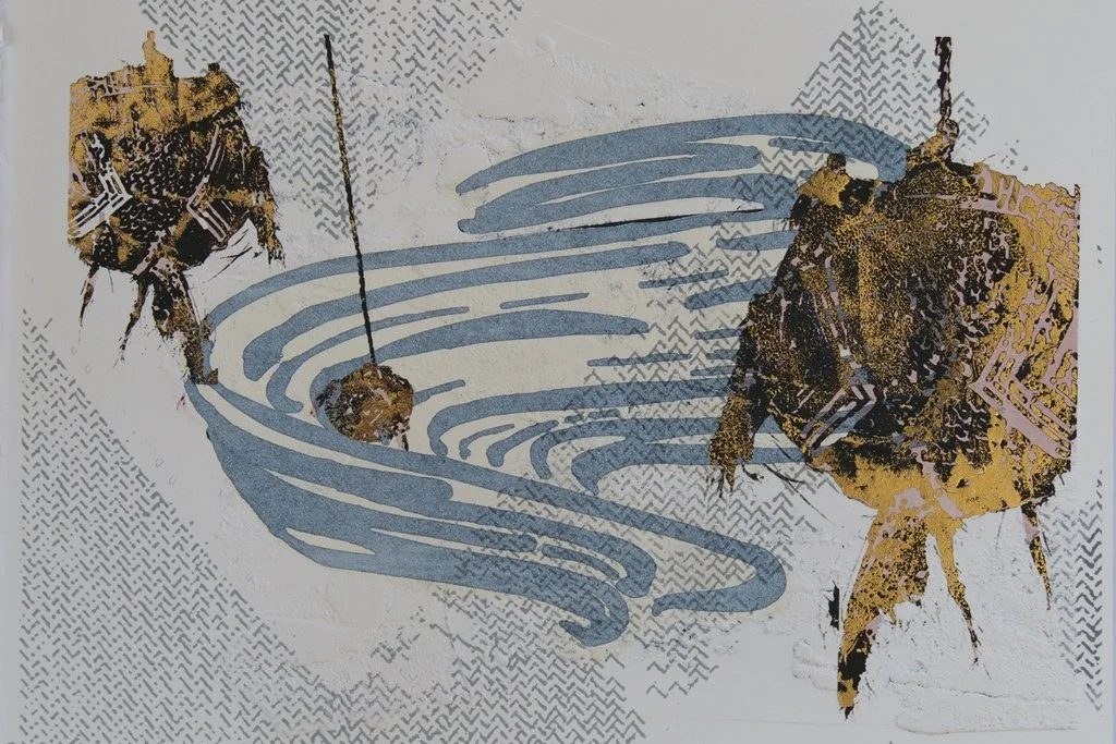Jodi-Ann Tautari - Taku Poi: Rere Tika - Screenprint, pronto plate