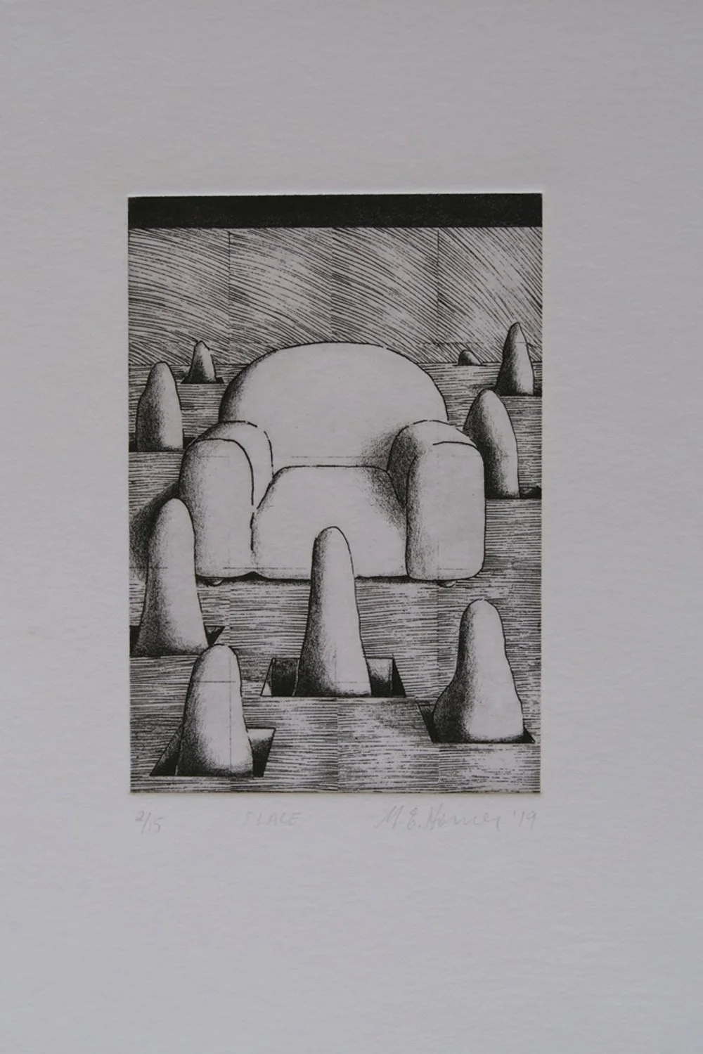 Maree Horner - Place - Polymer plate