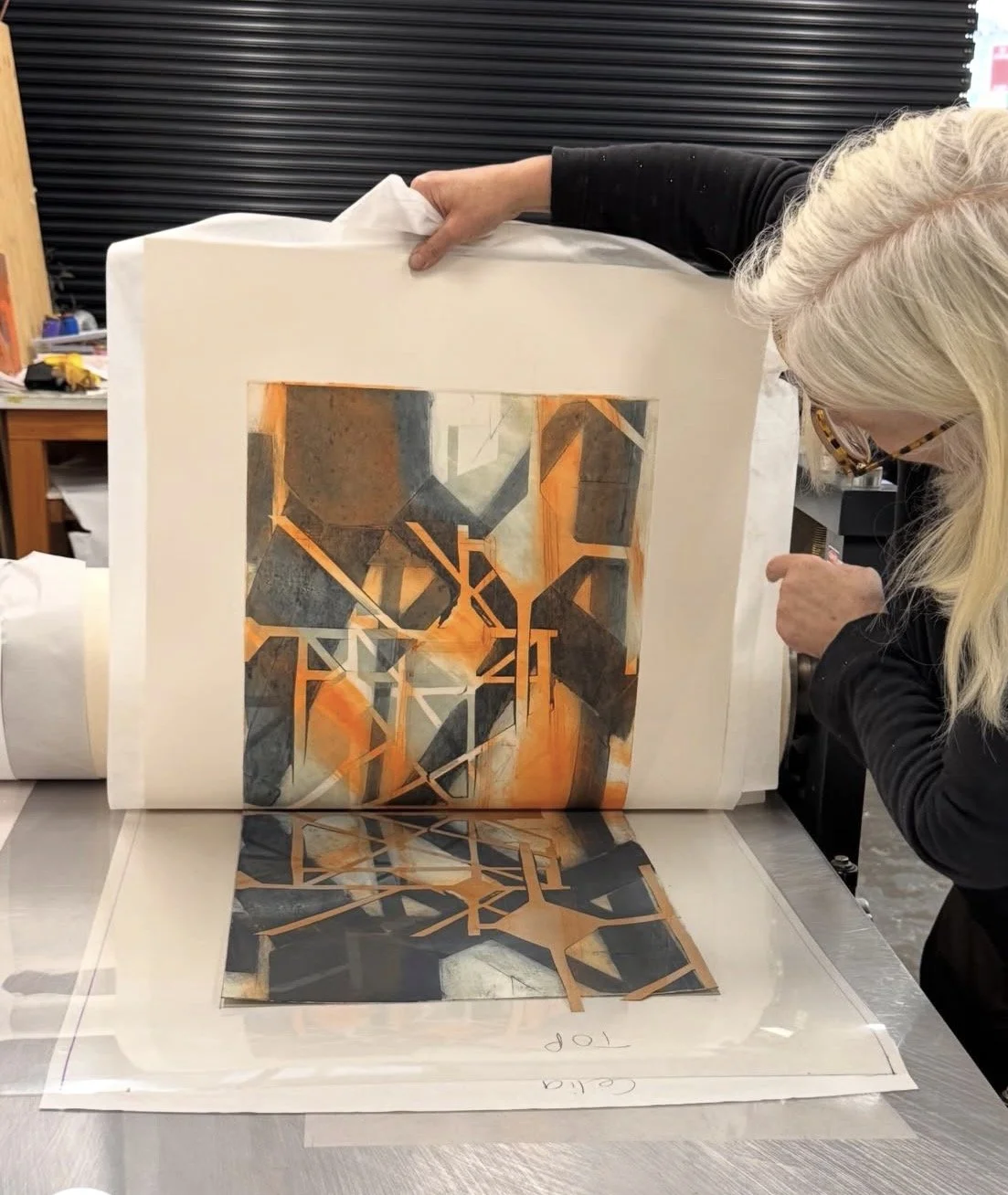 Summer School - Celia walker&nbsp;- Expressive printmaking with collargraph and carborundum
