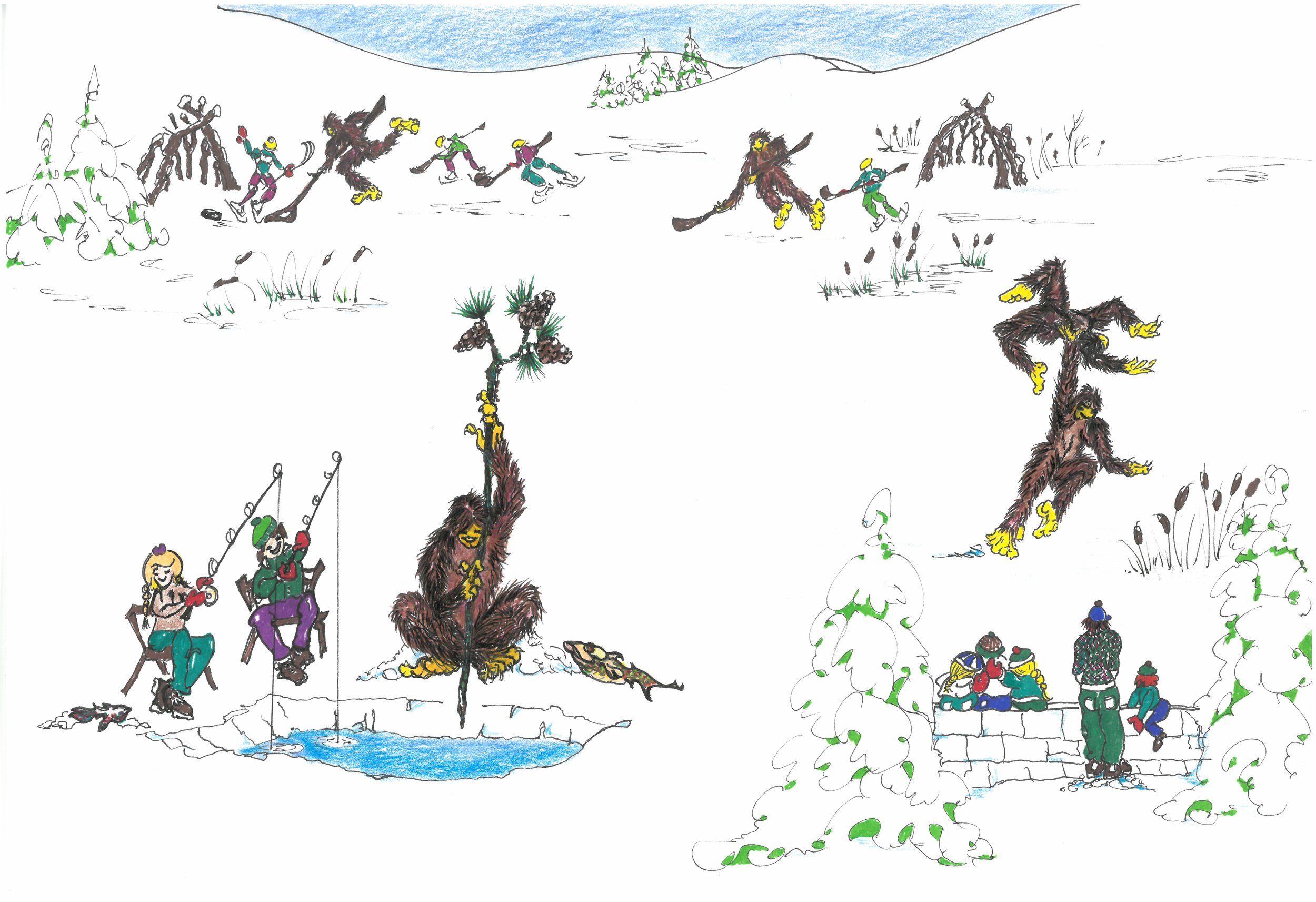 Sasquatch Sno Park Ice Fishing (3 of 3)