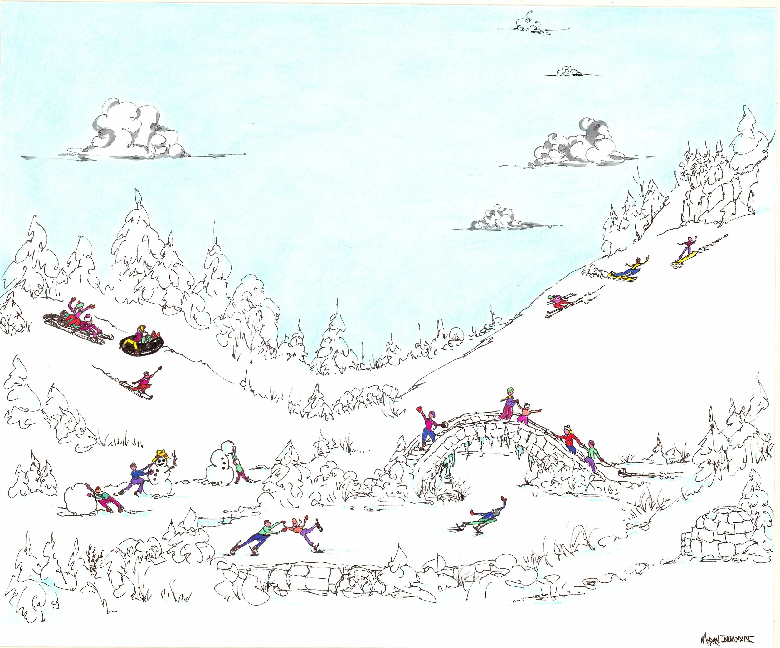 After the Blizzard Sno Park (1 of 2)