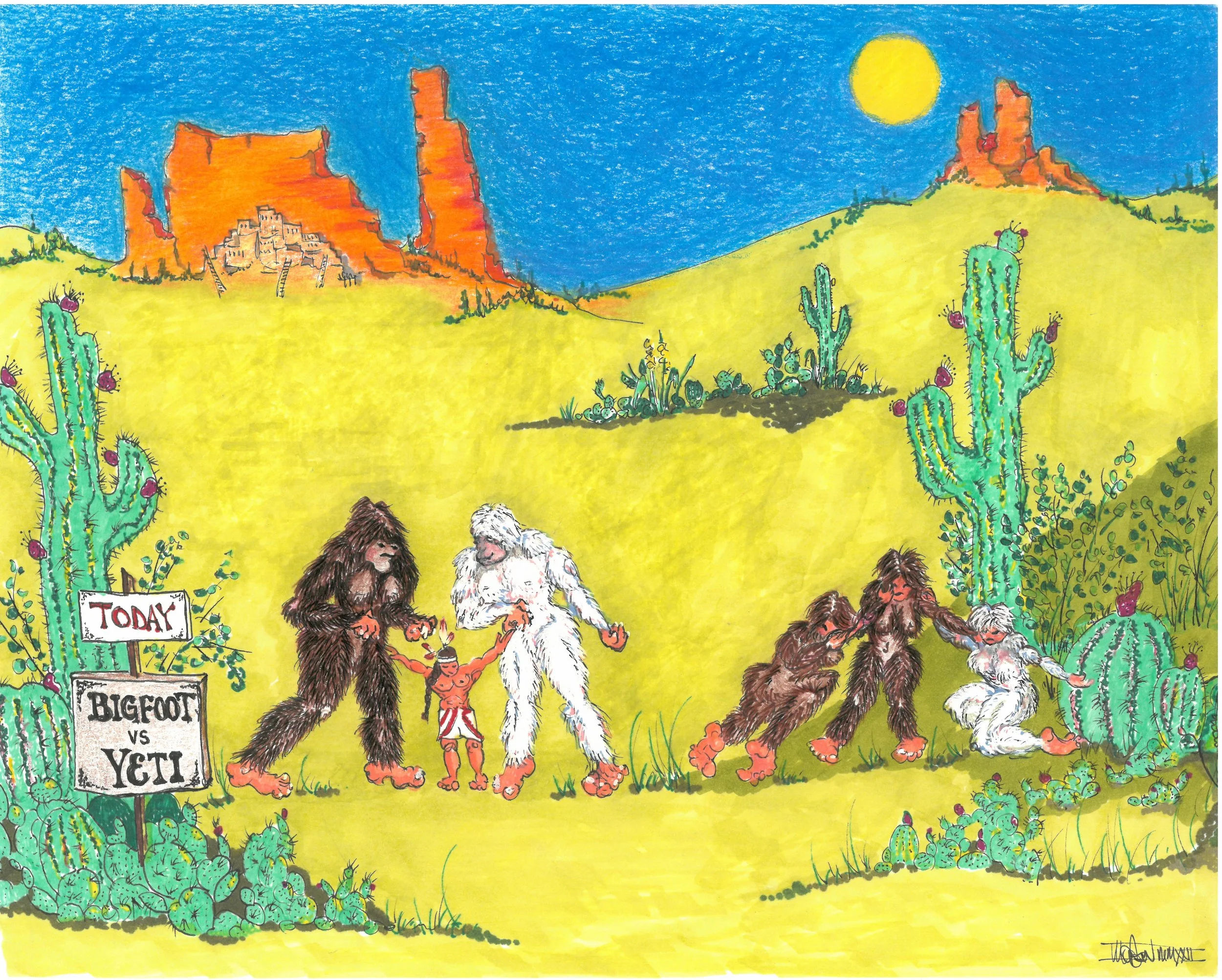 Bigfoot vs Yeti