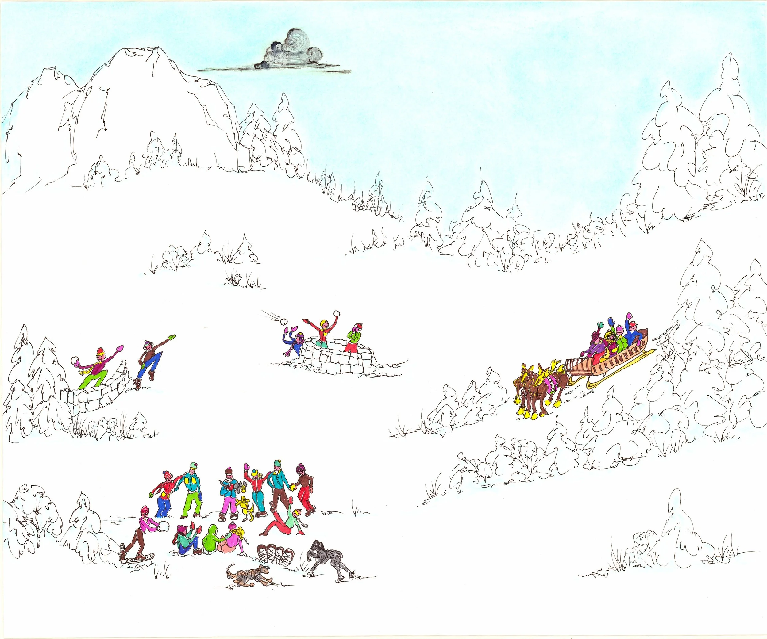 After the Blizzard Sno Park (2 of 2)
