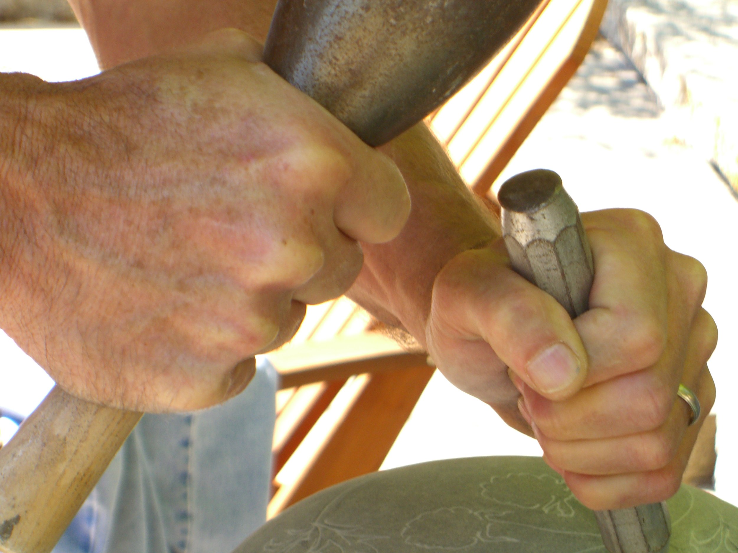Artists Hands at Work