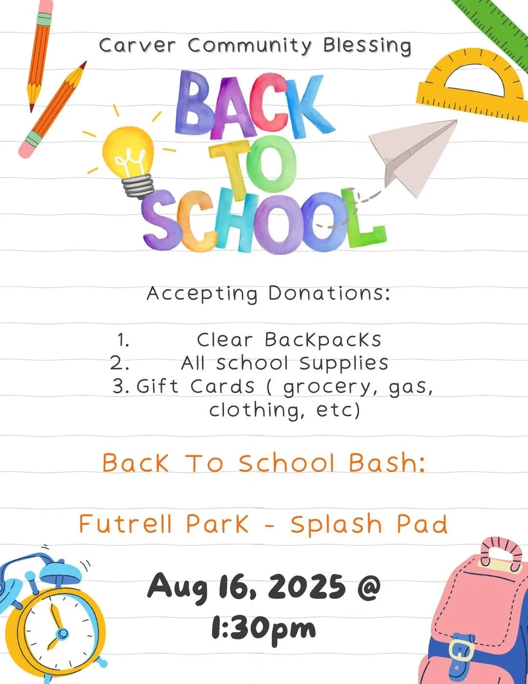 Back to School Bash